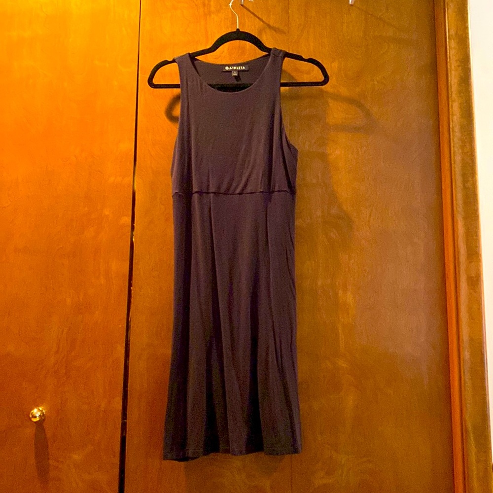 Sporty, easy lil black dress